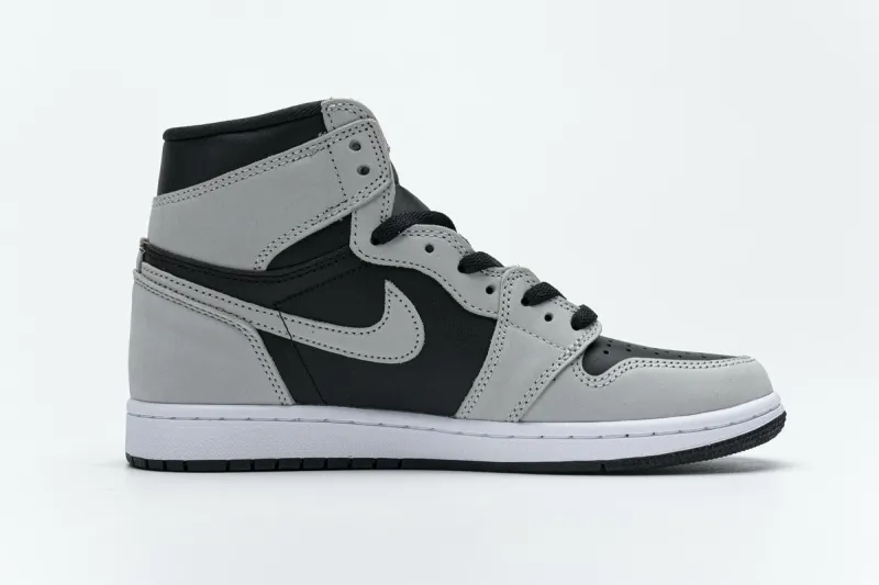 Reps StockX Shoes Air Jordan 1 Shadow 2.0 Black Light Smoke Grey 555088-035??