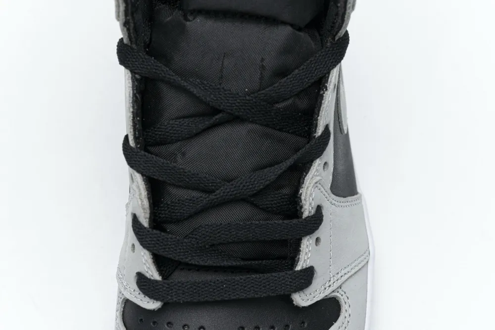 Reps StockX Shoes Air Jordan 1 Shadow 2.0 Black Light Smoke Grey 555088-035??
