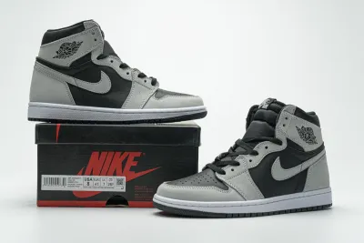  Air Jordan 1 Shadow 2.0 Black Light Smoke Grey 555088-035 01