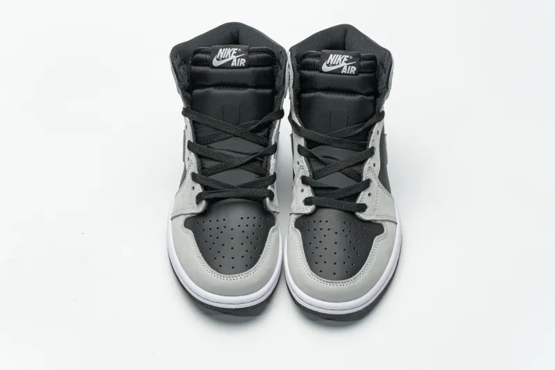Reps StockX Shoes Air Jordan 1 Shadow 2.0 Black Light Smoke Grey 555088-035??