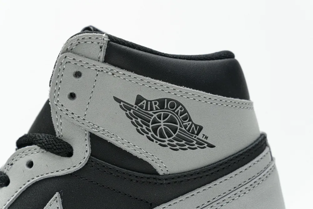 Reps StockX Shoes Air Jordan 1 Shadow 2.0 Black Light Smoke Grey 555088-035??