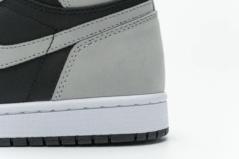 Reps StockX Shoes Air Jordan 1 Shadow 2.0 Black Light Smoke Grey 555088-035??