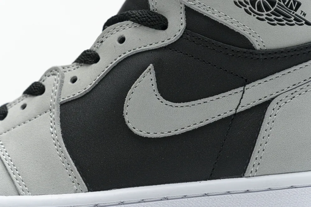 Reps StockX Shoes Air Jordan 1 Shadow 2.0 Black Light Smoke Grey 555088-035??