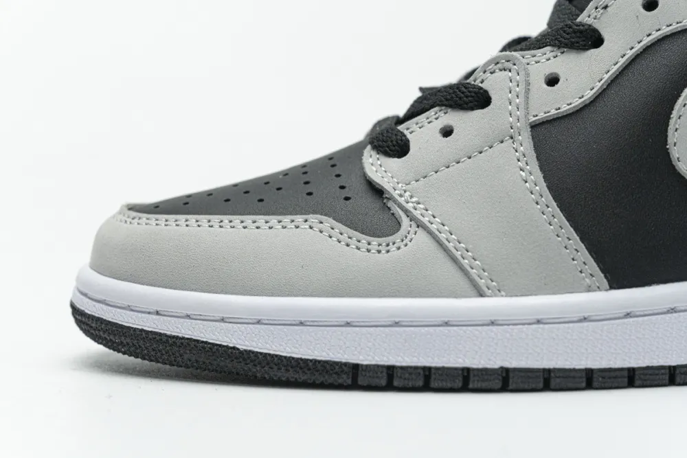 Reps StockX Shoes Air Jordan 1 Shadow 2.0 Black Light Smoke Grey 555088-035??
