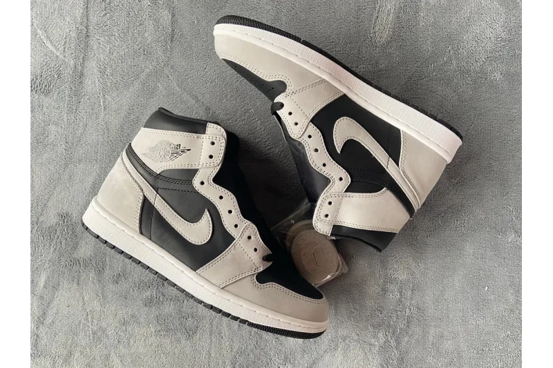 Reps StockX Shoes Air Jordan 1 Shadow 2.0 Black Light Smoke Grey 555088-035??
