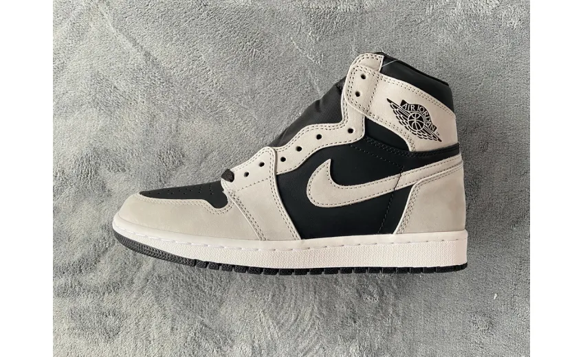 Reps StockX Shoes Air Jordan 1 Shadow 2.0 Black Light Smoke Grey 555088-035??