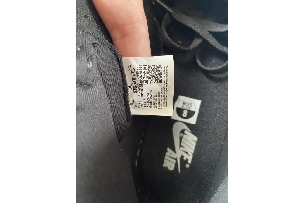  Air Jordan 1 Shadow 2.0 Black Light Smoke Grey 555088-035