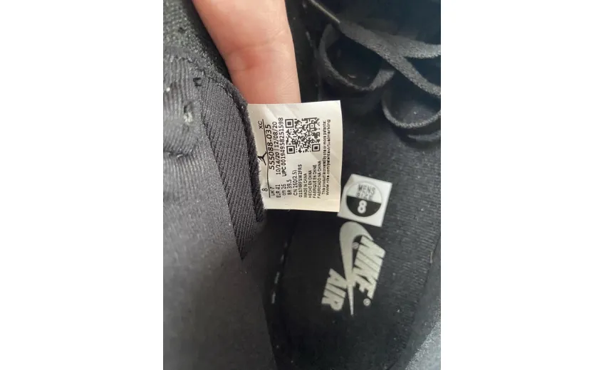  Air Jordan 1 Shadow 2.0 Black Light Smoke Grey 555088-035