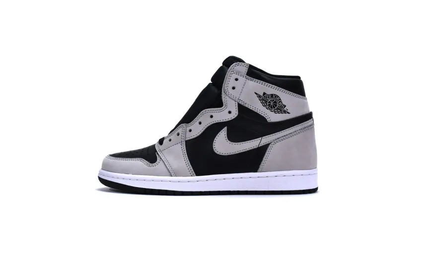  Air Jordan 1 Shadow 2.0 Black Light Smoke Grey 555088-035