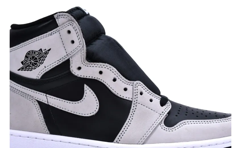 Reps StockX Shoes Air Jordan 1 Shadow 2.0 Black Light Smoke Grey 555088-035??