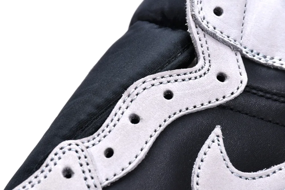 Reps StockX Shoes Air Jordan 1 Shadow 2.0 Black Light Smoke Grey 555088-035??