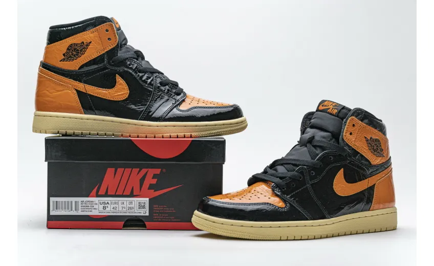 Reps StockX Shoes Air Jordan 1 Retro High OG “Shattered Backboard 3.0” Orange 555088-028??