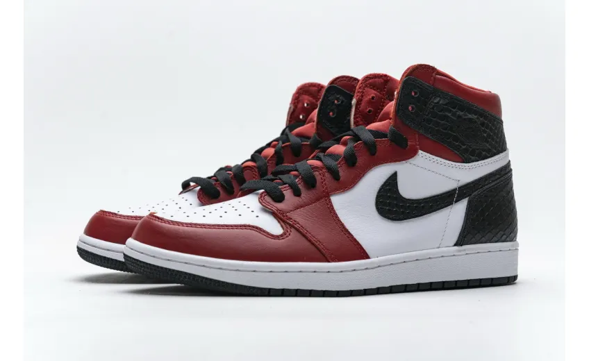 Reps StockX Shoes Air Jordan 1 High Satin Snakeskin CD0461-601??