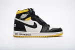 Reps StockX Shoes Air Jordan 1 NRG OG High “NOT FOR RESALE”Varsity Maize 861428-107??