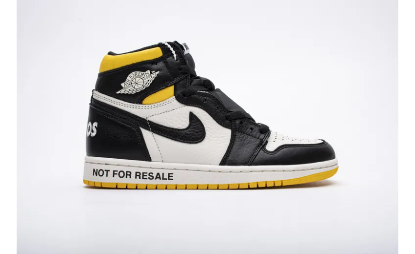 Reps StockX Shoes Air Jordan 1 NRG OG High “NOT FOR RESALE”Varsity Maize 861428-107??