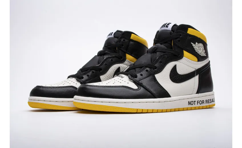 Reps StockX Shoes Air Jordan 1 NRG OG High “NOT FOR RESALE”Varsity Maize 861428-107??