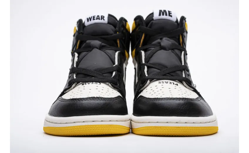 Reps StockX Shoes Air Jordan 1 NRG OG High “NOT FOR RESALE”Varsity Maize 861428-107??