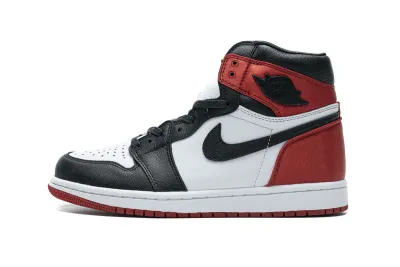  Air Jordan 1 Retro High Satin Black Toe CD0461-016 02