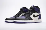 Reps StockX Shoes Air Jordan 1 OG Hi Retro“Court Purple” 555088-501??