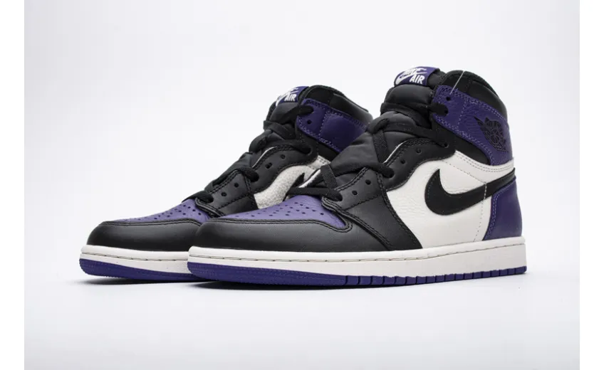 Reps StockX Shoes Air Jordan 1 OG Hi Retro“Court Purple” 555088-501??