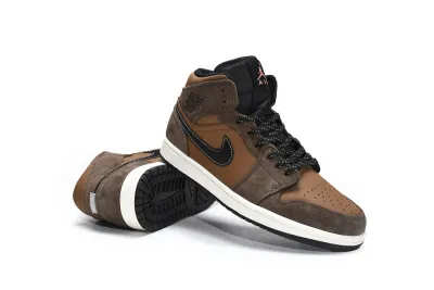  Air Jordan 1 Mid SE Dark Chocolate DC7294-200 02
