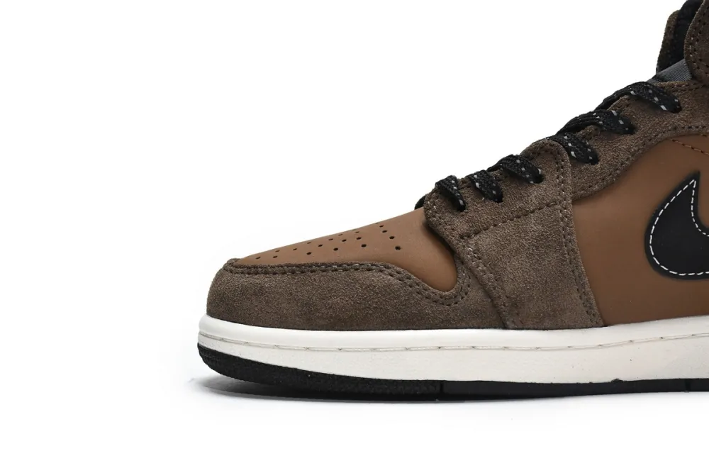 Reps StockX Shoes Air Jordan 1 Mid SE Dark Chocolate DC7294-200??