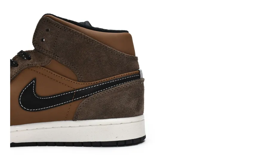 Reps StockX Shoes Air Jordan 1 Mid SE Dark Chocolate DC7294-200??