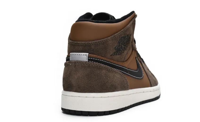 Reps StockX Shoes Air Jordan 1 Mid SE Dark Chocolate DC7294-200??