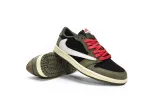 Reps StockX Shoes Travis Scott x Air Jordan 1 Low Dark Green DM7866-196??