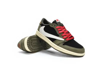  Travis Scott x Air Jordan 1 Low Dark Green DM7866-196 02