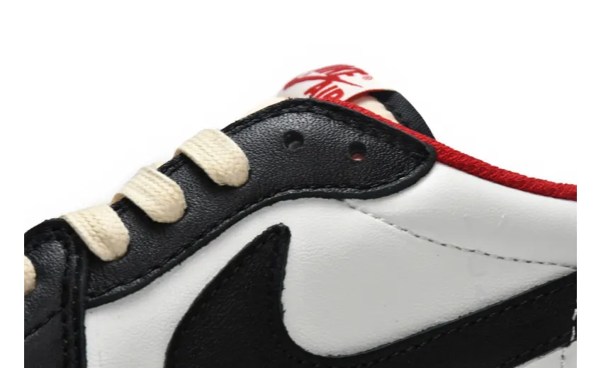 Reps StockX Shoes Travis Scott x Air Jordan 1 Low Black Red DM7866-166??