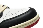 Reps StockX Shoes Travis Scott x Air Jordan 1 Low Black Red DM7866-166??