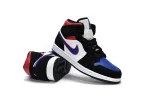 Reps StockX Shoes Air Jordan 1 Mid Lakers Top 3 Blue Red 852542-005??