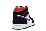 Reps StockX Shoes Air Jordan 1 Mid Lakers Top 3 Blue Red 852542-005??
