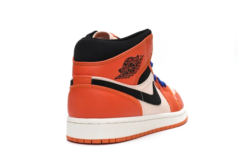 Reps StockX Shoes Air Jordan 1 Mid SE Team Orange 852542-800??