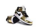 Reps StockX Shoes Air Jordan 1 Mid SE GS Metallic Gold DC1420-700??