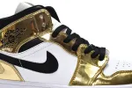 Reps StockX Shoes Air Jordan 1 Mid SE GS Metallic Gold DC1420-700??