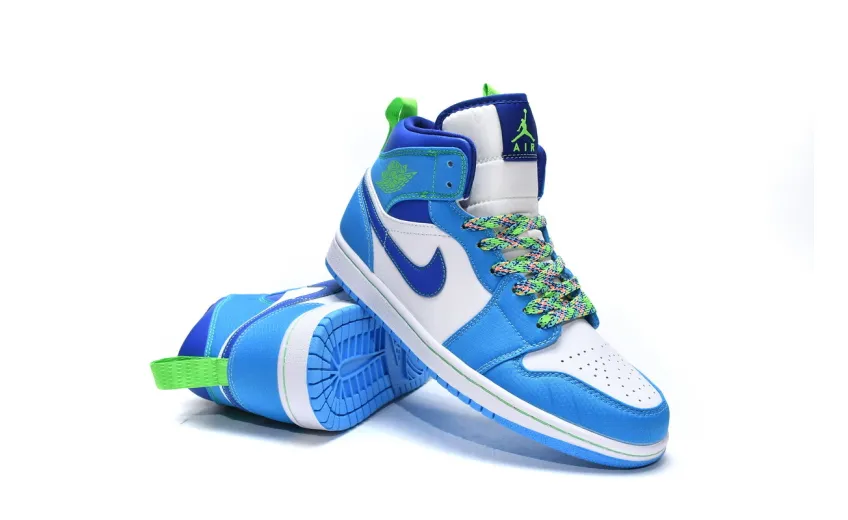 Reps StockX Shoes Air Jordan 1 Mid SE (GS) Sprite Blue Green DA8010-400??