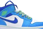 Reps StockX Shoes Air Jordan 1 Mid SE (GS) Sprite Blue Green DA8010-400??