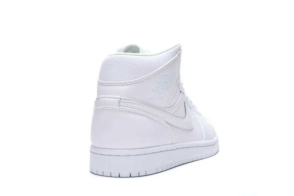Reps StockX Shoes Air Jordan 1 Mid White 554724-129??