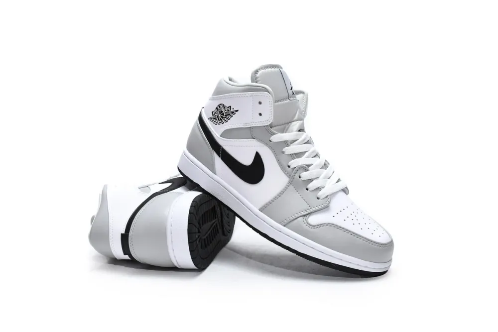Jordan 1 Mid Light Smoke Grey