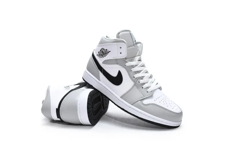 Jordan 1 Mid Light Smoke Grey