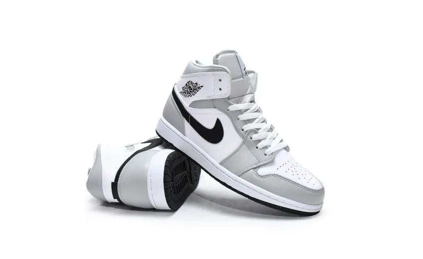 Jordan 1 Mid Light Smoke Grey