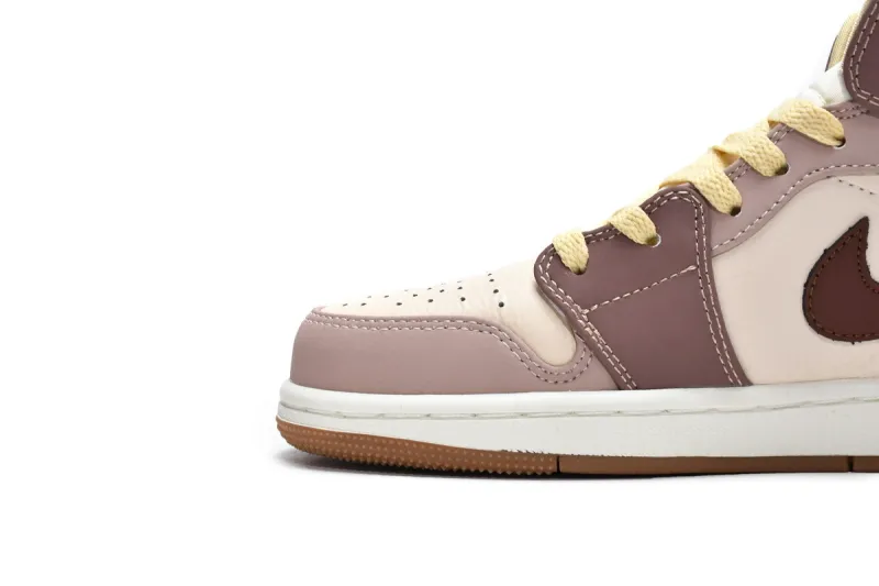 Reps StockX Shoes Air Jordan 1 Mid Brown Tan DO7440-821 ??