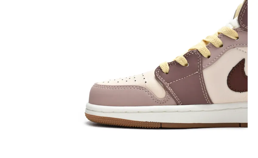 Reps StockX Shoes Air Jordan 1 Mid Brown Tan DO7440-821 ??
