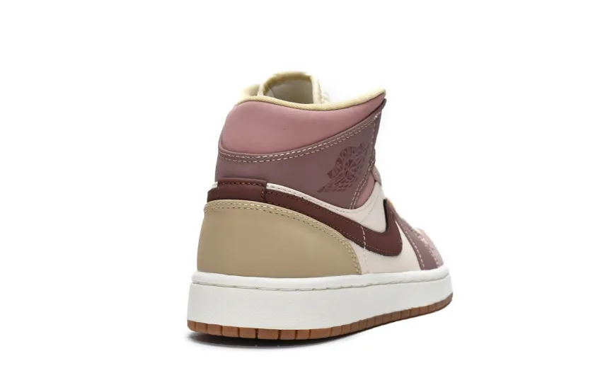 Reps StockX Shoes Air Jordan 1 Mid Brown Tan DO7440-821 ??