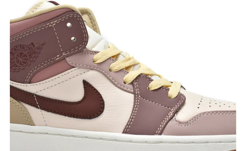 Reps StockX Shoes Air Jordan 1 Mid Brown Tan DO7440-821 ??