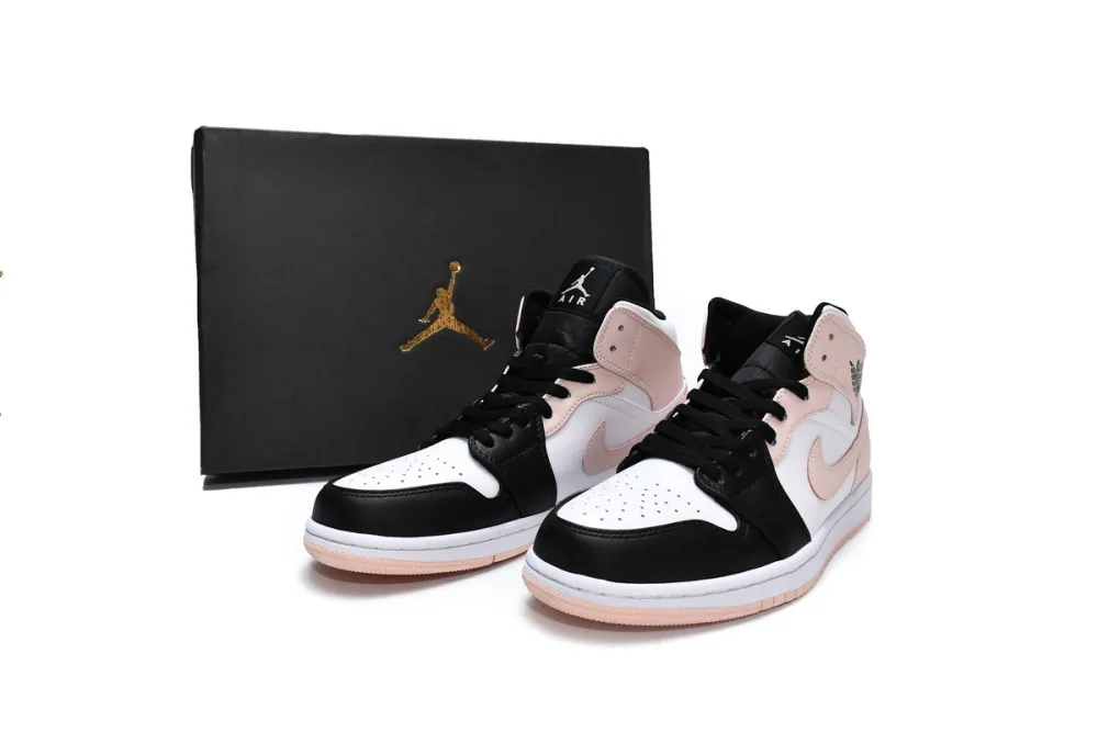 Reps StockX Shoes Air Jordan 1 Mid Crimson Tint 554724-133??