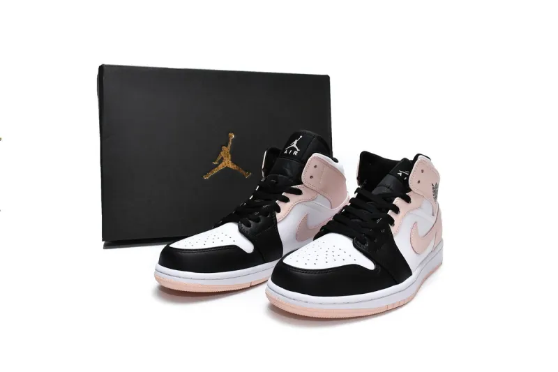 Reps StockX Shoes Air Jordan 1 Mid Crimson Tint 554724-133??