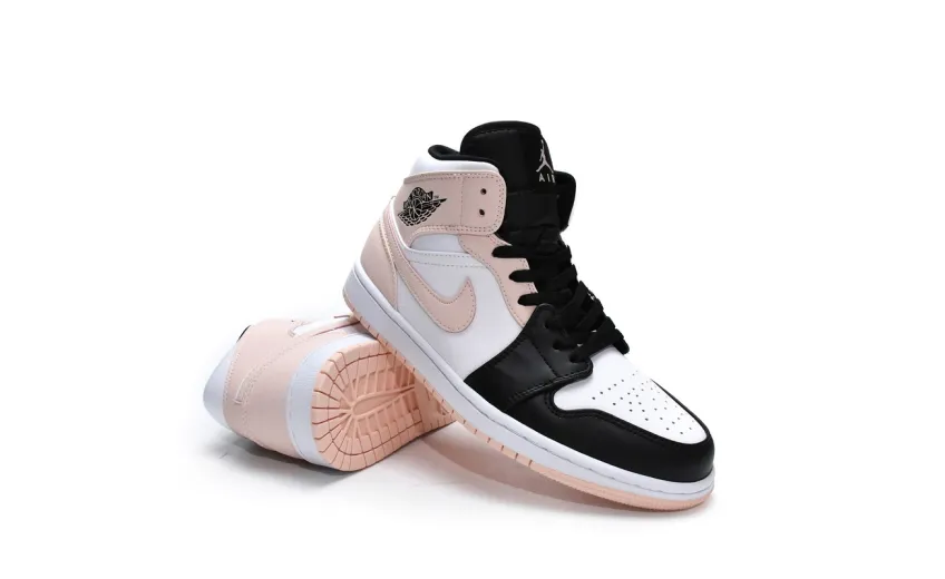 Reps StockX Shoes Air Jordan 1 Mid Crimson Tint 554724-133??